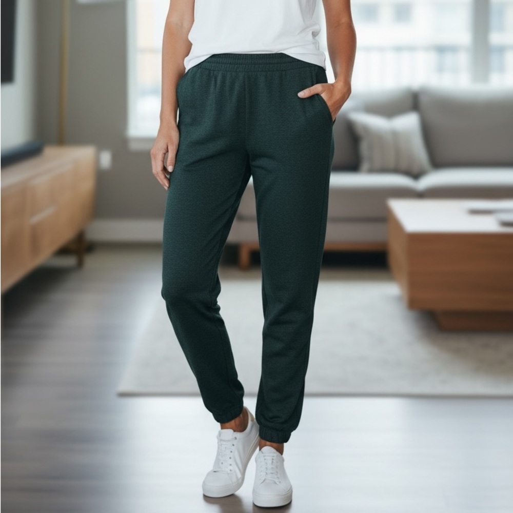 Quince Forest Green Joggers